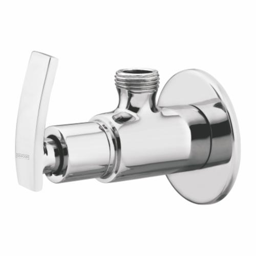 Angle Valve with Wall Flange Chrome